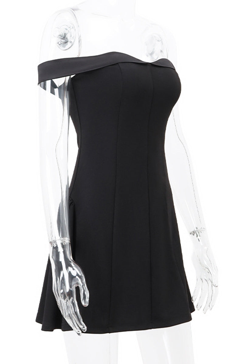 Sexy Party Backless Off Shoulder A Line Dresses