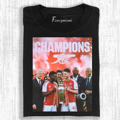 T-shirt DÉLAVÉ ÉQUIPE CHAMPIONNE FOOTBALL VINTAGE