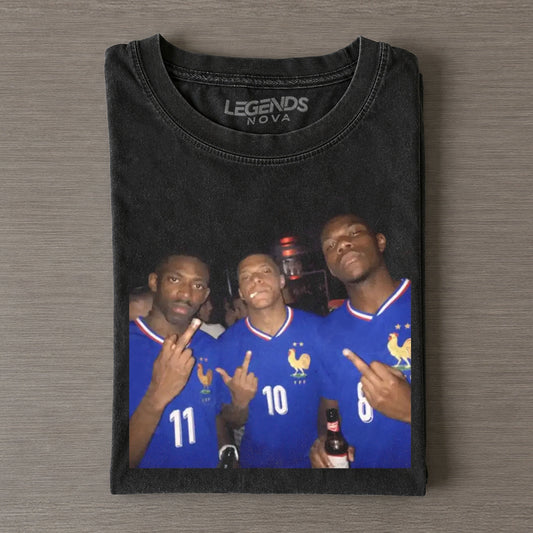 Kylian Mbappé & Michael Olise & Rayan Cherki & Aurélien Tchouaméni France Team Tee