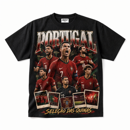 Portugal Seleção das Quinas Weltmeisterschaft 2026 T-Shirt