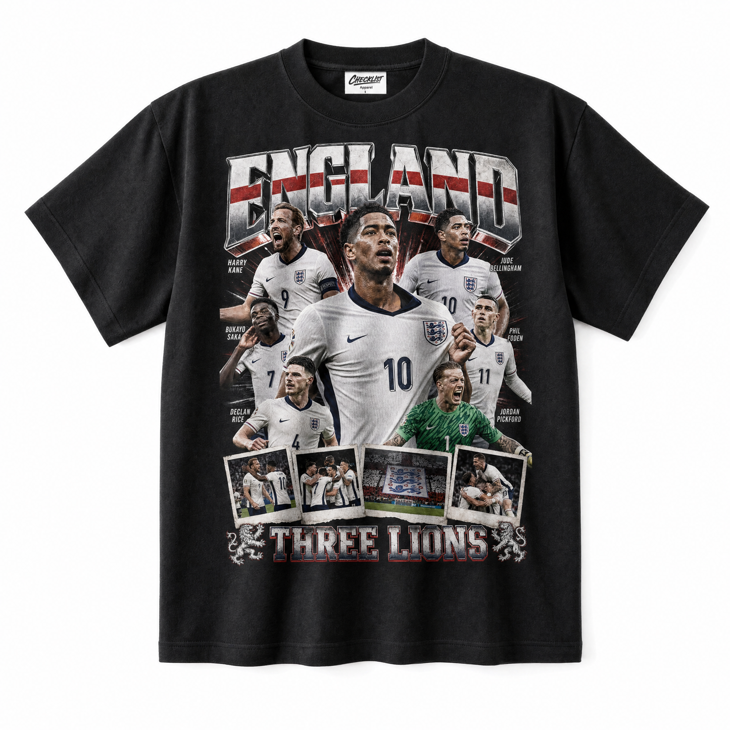 England Three Lions World Cup 2026 Tee