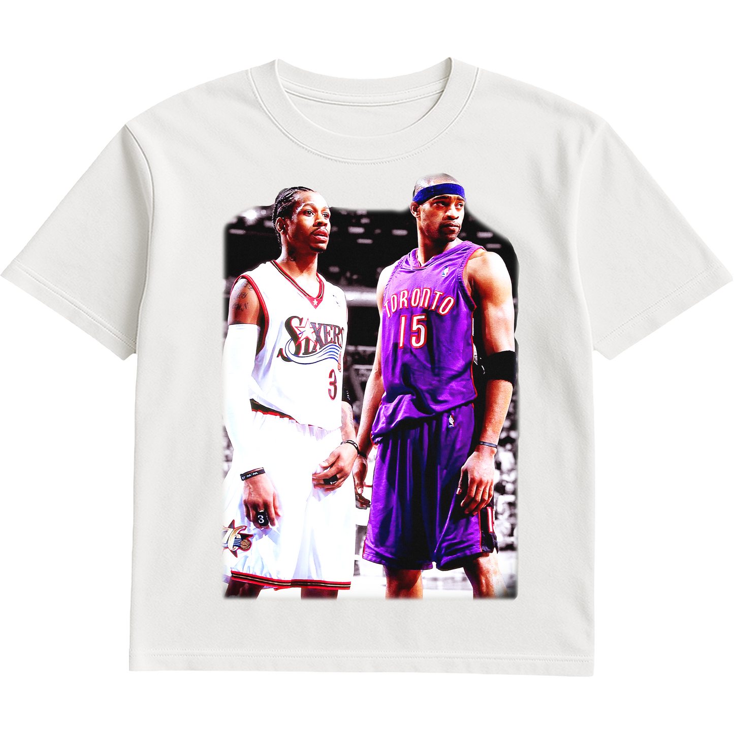 Allen Iverson und Vince Carter Vintage-T-Shirt