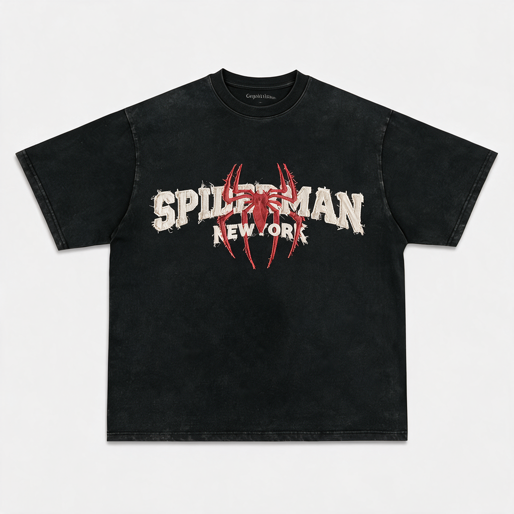 Vintage Superhero Style Graphic T-Shirt V7