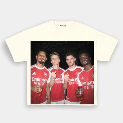 William Saliba ＆ Martin Odegaard ＆ Declan Rice ＆ Bukayo Saka Tee 3.0
