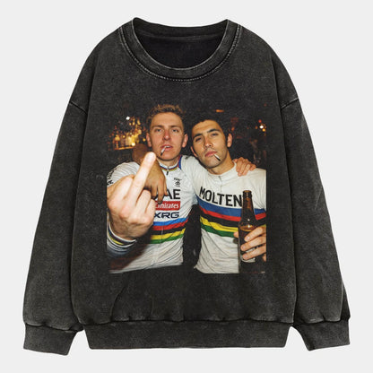 World Champions Together Merckx & Pogačar TEE 1