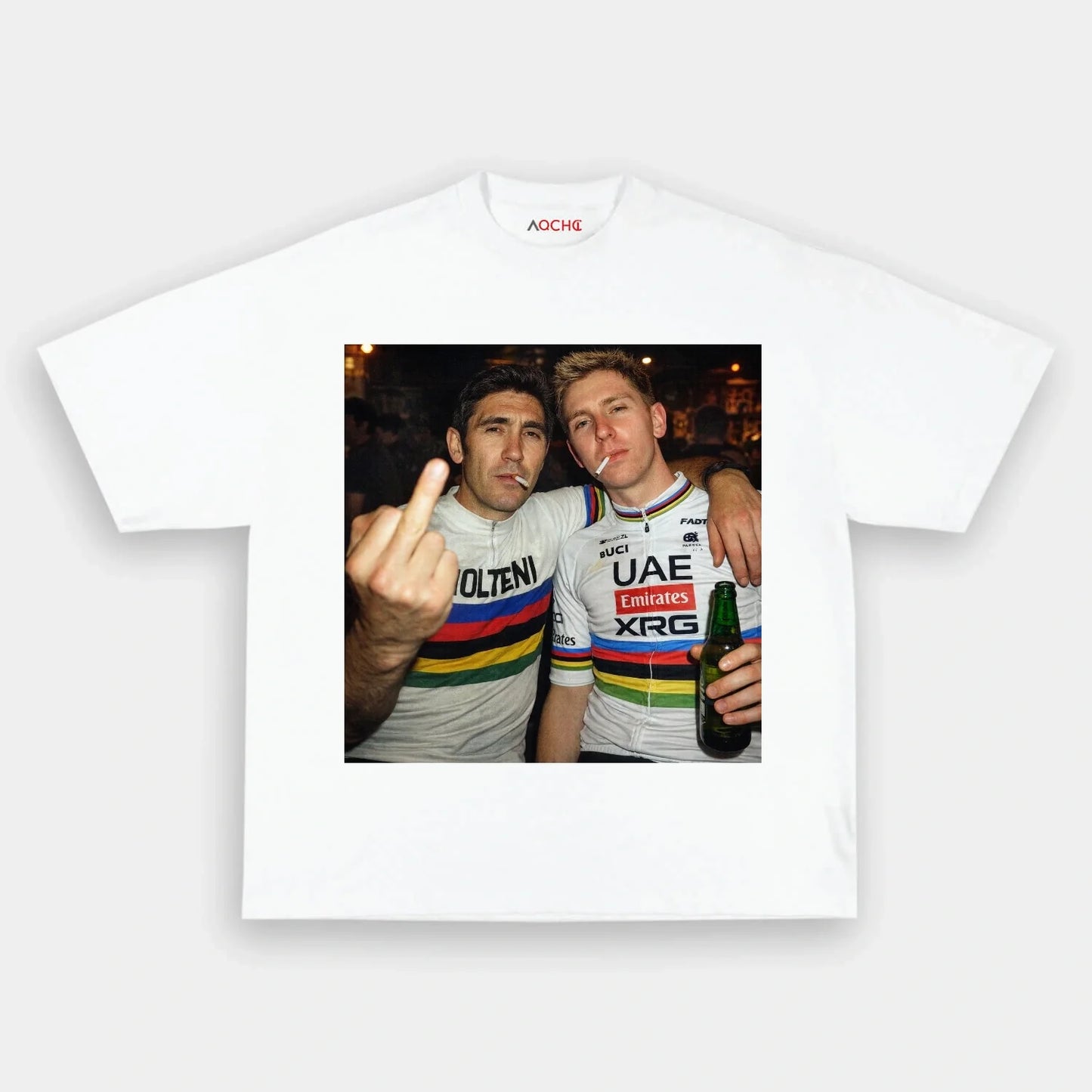 World Champions Together Merckx & Pogačar TEE 3